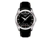 T035.407.16.051.01 T035407/GR/A/STEEL/LEA+DIAL BLACK,ORANGE