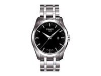 T035.410.11.051.00 T035410/GR/Q/STEEL/BLACK DIAL